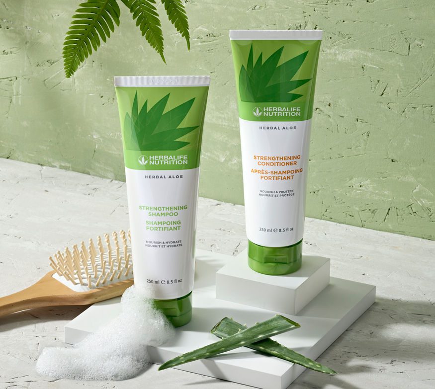 Shampoing Fortifiant Herbal Aloe 250 ml – Image 2
